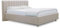 ES Design 08 Polsterbett Antony mit 5 Jahren Garantie, EIN hochwertiges Bett, Lattenrost und Stauraum (Beige, 140 x 200 cm)