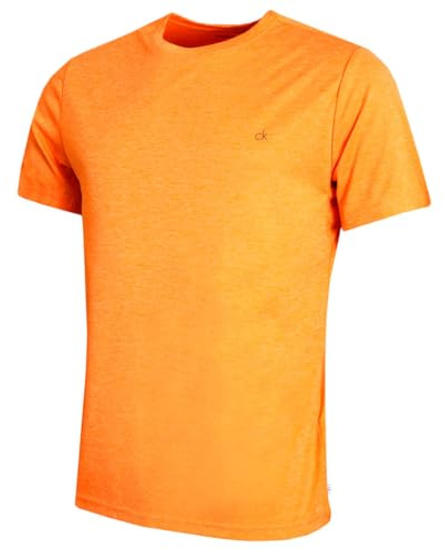 Calvin Klein Mens Harlem T-Shirt - Orange Marl - S