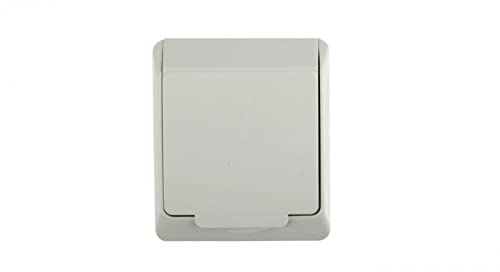 Hermes Luftstromdose Einzeln z/u 16A IP44 weiß GNT 0321-02 Elektro-plast Aufputz 5901130483884