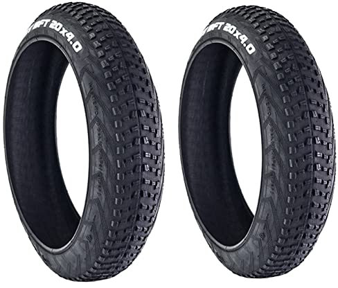 Swing Penguin Ersatzfahrradreifen, Mountainbike, 20 x 4,0 Zoll, schwarz 20-Zoll-Fat-Fahrradreifen