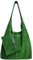 Modarno Wildledertasche für Damen, Umhängetasche, Umhängetasche, Handtasche, Handtasche, Handtasche, smaragdgrün
