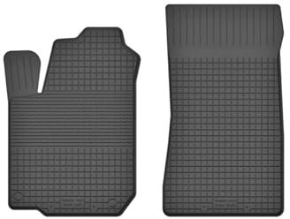 Gummimatten Automatten Gummifussmatten Gummi Fußmatten für Renault Twingo II Bj. 2007-2014 VORNE Fahrer-und Beifahrermatte U_EX