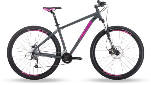 HEAD Damen Granger Lady Mountainbike, Grau matt/pink, 42 cm