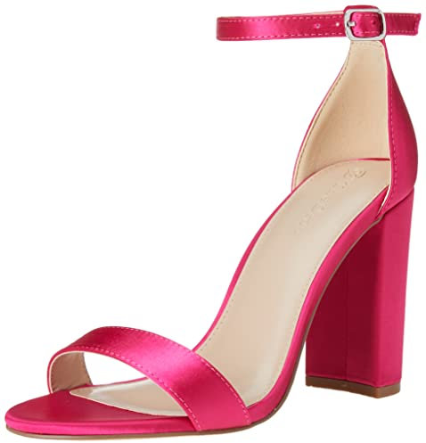 The Drop Rebecca Strappy - Sandali Con Tacco Alto da Donna, Raso Rosa, 39