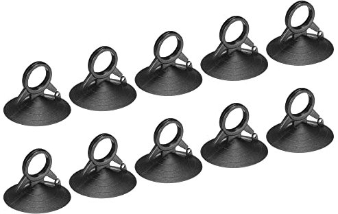 sourcing map PVC Ventouse Ventouse, 45mm Dia. Ampoule Changeurs Universel Remplacement Outils pour GU10 MR16 Ampoules Automobile Verre Pare-brise Parasol Écran Noir Paquet de 20