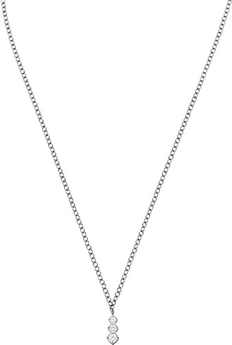 Purelei® Sparkling Kette Damen (Silber) – Halskette Damen aus langlebigem Edelstahl – Wasserfeste Kette mit Anhänger – 40–45 cm Länge verstellbar – Halskette für deinen individuellen Look
