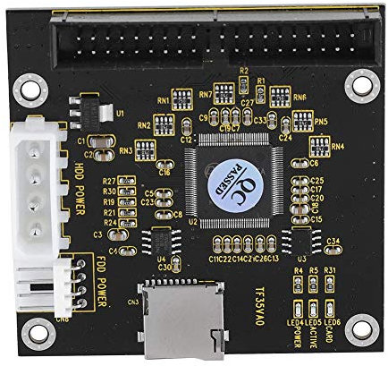 Topiky SD zu IDE Adapter, SD zu 3.5in IDE SD/SDHC/SDXC/MMC Speicherkarte zu IDE 40Pin Stecker Adapter, Unterstützung von PIO, Multi-Word DMA und Super DMA Datenübertragungsmodus