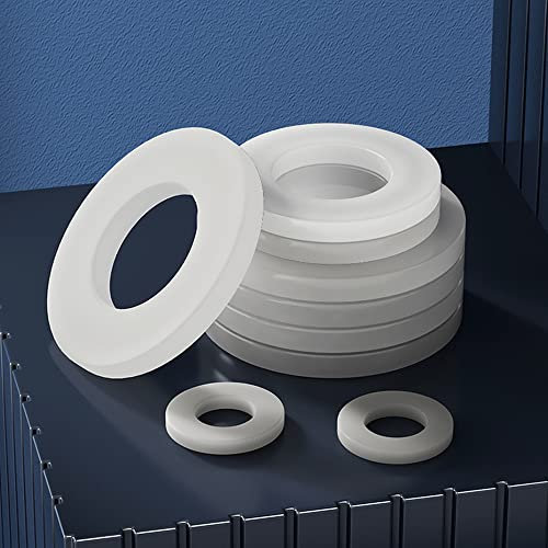10 pièces joints toriques en silicone de qualité alimentaire blanc 2mm d'épaisseur joints plats en caoutchouc de Silicone diamètre extérieur 12mm-30mm rondelles d'étanchéité bague d'étanchéité (Size