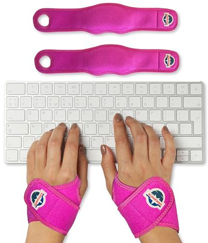 Wrist Rest Pads-Ergonomic Mouse and Keyboard Support-Tension.Adjustable Fit with Padded Comfort.