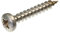 SECCARO Spanplattenschraube Halbrundkopf 4 x 25 mm, Edelstahl V2A VA A2, Holzschraube mit Vollgewinde, Kreuzschlitz/PZ, 250 Stück