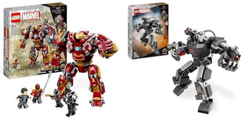 LEGO Marvel Hulkbuster: Der Kampf von Wakanda, Avengers Infinty War Spielzeug & Marvel War Machine Mech, baubares Superhelden-Spielzeug