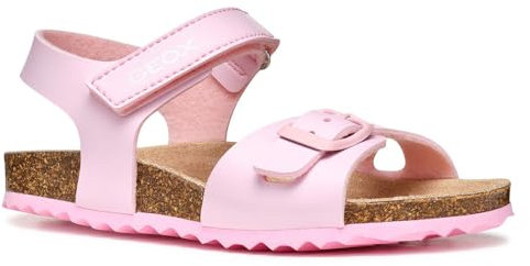 Geox J Adriel Girl C Sandal, Light Pink, 39 EU