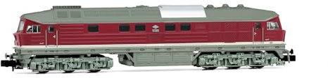 Arnold HN2599 DR, Diesellokomotive 132 483-9, rot mit grau-silbernem Dach, Ep. IV-Lok – Diesel