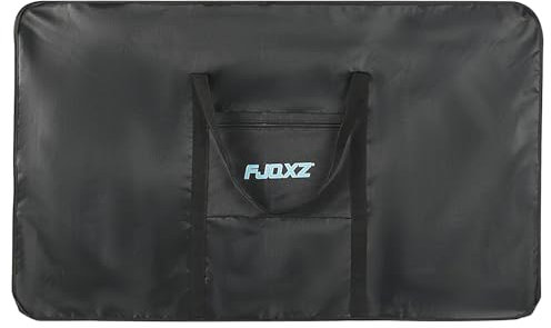 Bike Folding Travel Bag,1680D Waterproof Folding Bike Carry Bag Transport Bag for 26-29 inch Mountain Bike,Road Bicycle Storage Cover Travel Case,Padded Cycling Luggage Bag