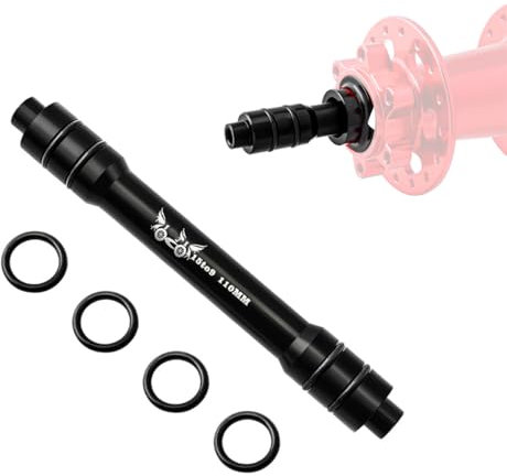 HOUSON Fahrrad Steckachsenadapter, Fahrrad Steckachse Schnellspanner Ummbaudapter für Mountainbike Fahrrad Hinterradnaben 15 mm Achse auf 9 mm/110mm