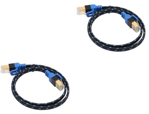 Artibetter 2 Piezas 1 Cable De Lan Ethernet Módems Cable Gato 7 Cable De Conexión De Red Enrutadores Inalámbricos Cable Lan Cable De Red Router De Wifi Enrutador Inalámbrico Cables Planos