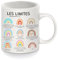 Les limites ressemblent Mugs Arc-en-ciel Décor sur le thème de la santé mentale pour la maison Adolescents Enfants Hommes Cadeau d'inspiration Tasse à café(Les limites ressemblent à-lui)