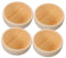 COLLBATH 8 Stk kleine Holzschale Mini-Besteck Spielzeug Bastelschüssel Bastelprojekte Dekoration Servierschale spielen holzspielzeug holzspielsachen Bastelmaterial aus Holz DIY-Zubehör