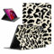 Kueqeay Funda para Lenovo Tab M10 10.6, Aesthetic Leopardo Dibujos Diseño Ultra Slim Smart PU Leather Protector Soporte Función Ángulos Ajustables Flip Cubierta Tablet Case, Beige