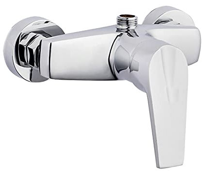 QXGJTLI Duscharmatur, verdeckte Mischbatterie für heißes und kaltes Wasser, Badewannenarmatur aus Kupfer in der Wand, Solarwasser-Mischventil, galvanisierte Oberfläche