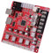 ERYUE Reprap-Hauptplatine,A1284-Base V1.7 Hauptplatine Hauptplatine für Anet A8 Plus DIY Selbstmontage 3D-Desktop-Drucker RepRap i3 Kit Upgrade Supplies 24V