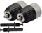 Unibos | 2 PCs 1-13MM Keyless Drill Chuck with SDS Plus Adaptor, Professional Heavy Duty 1/2-20UNF Mount Quick Change Drill Chuck Adapter Converter Tool (2)