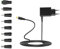 Leloco 6V 1A Netzteil Power Adapter, Steckernetzteil AC 100-240V zu DC 6V 1000mA, 8 DC Stecker für LED Strip, CCTV Kamera, Router, Externe Festplatte (Compatible with 12V Accessories)