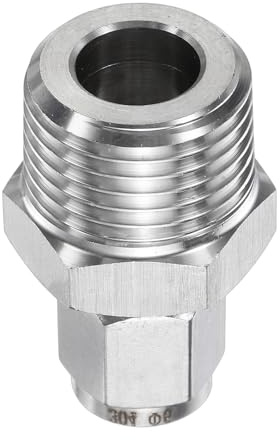 sourcing map Compression Fitting 6mm Tube OD x 1/2 NPT Male Thread Stainless Steel Straight Coupler Adapter Compression Tube Pipe Fitting Connector for Oil Gas Water