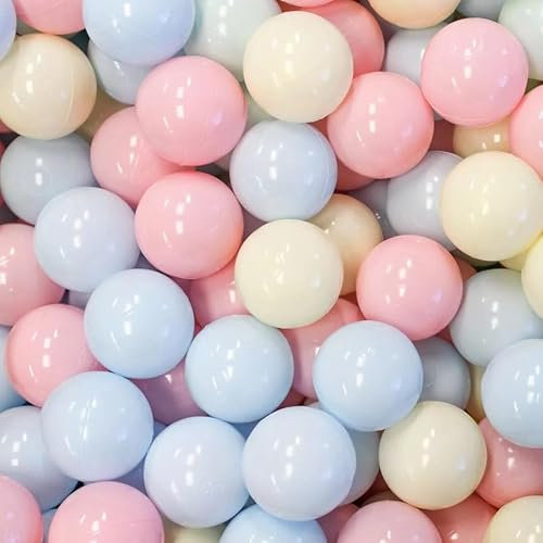 IGLU SOFT PLAY Bällebad Bälle 500 STK Baby ballpit (Pastel)