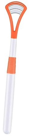 GOOHOCHY Raschietto Per Lingua in Pratico Strumento Per Pulizia Della Lingua Rimuove Efficacemente Cattivo Fresco Arancione