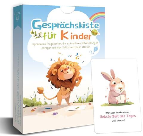 Hyggartn Erzählt euch mehr – 50 Gesprächskarten für Kinder | Familienkarten für Gespräche