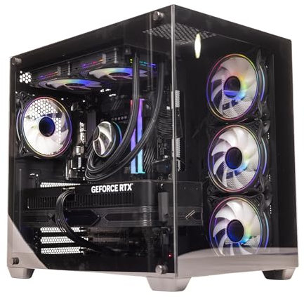 GTR Gaming PC | Intel Core i9-14900KF | RTX 5080 16GB | 32GB DDR5 5600MHz | 2TB NVMe SSD | 1000W Gold PSU | Wi-Fi | AIO Liquid Cooler | ARGB Black Case | Windows 11