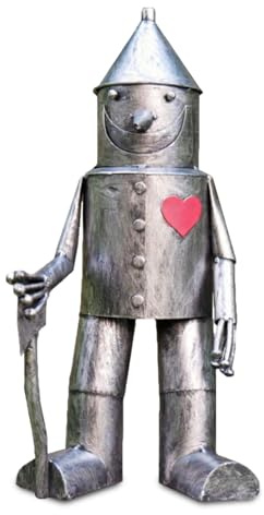 Xheanyu Tin Man Garden Ornament, Tall Tins Woodsman Statue, Garden Sculptures & Statues, Metal Gardens Ornaments, for Outdoor Sculptures, Gardens Decor, Tin Man Statue Yard Art, Yard Decorations