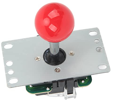 CHICIRIS Joystick, DIY USB Controller Game Stick with Washer and Detachable Balls, for Mini Home Professional Classic Video Game Console and PC Controller Computer Games (Red)