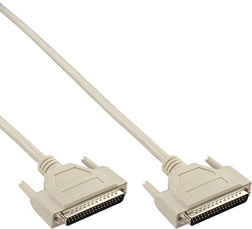 InLine 37372 Serielles Kabel, 37pol Stecker / Stecker, vergossen, 1:1 belegt, 2m