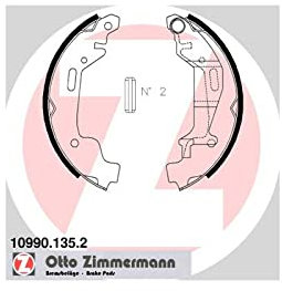 ZIMMERMANN 10990.135.2 Bremsbacken, hinten