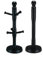 Kitchen Wooden 6 Cup Mugtree and Paper Towel Roll Holder Stand Rack Apollo - New (Towel Holder & Mugtree, Black)