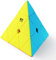 D-FantiX QYTOYS Qiming Pyramid Speed Cube Stickerless Triangle Cube, 3x3 Pyramide Zauberwürfel Puzzle
