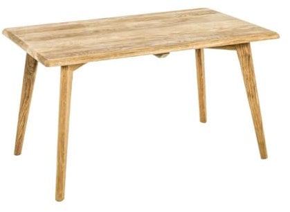 HAKU Möbel Couchtisch Eiche, Massivholz - Maße: B 80 cm x H 45 cm x T 50 cm, Style: Traditional