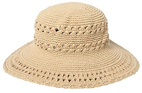 San Diego Hat Company Damen Baumwolle Häkelmütze, Hellbraun, Einheitsgröße