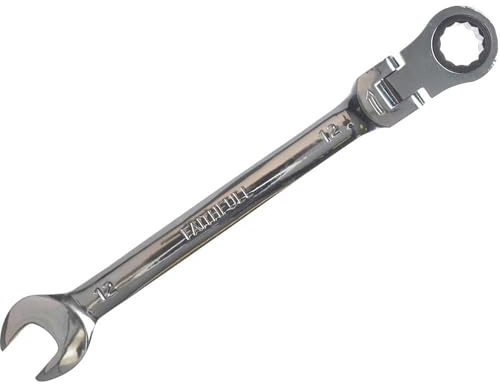 Faithfull SPARAT12 Flex Head Ratchet Combination Spanner