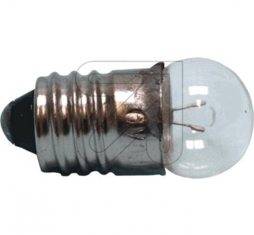 10 Stück Kugellampe E10 2,5V 0,2 A Glühlampe Glühbirne
