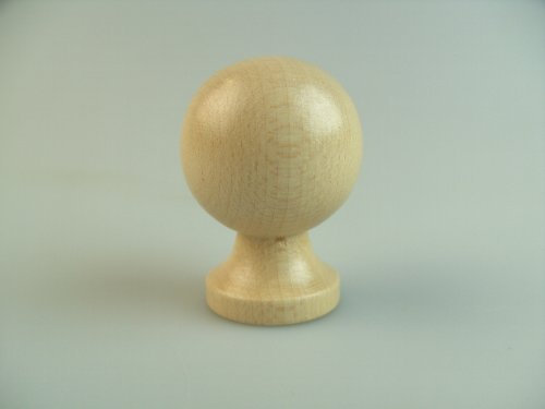 Möbelknopf Kiefer Ø33xØ26x45 mm Gewinde M4