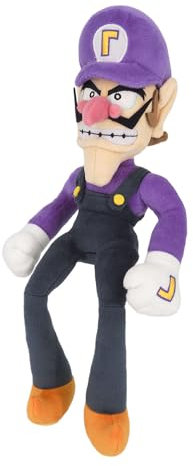 Super Mario ALLSTAR COLLECTION 09 Stofftier Kuscheltier Plüsch Figur Plüschtier: Waluigi 34 cm (S)
