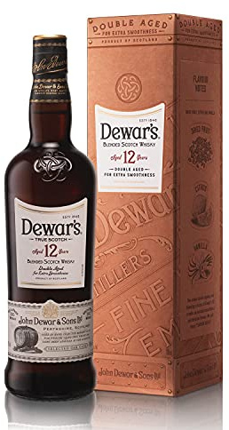 Dewar's 12 Years Old The Ancestor Blended Scotch Whisky 40% Volume 0,7l in Geschenkbox Whisky