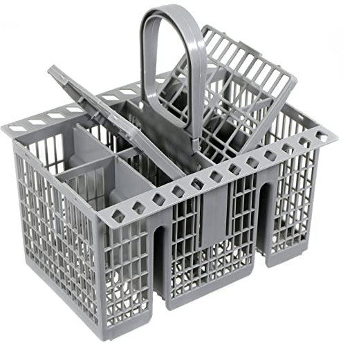 SPARES2GO Cutlery Basket Cage, Handle & Lid for Kenwood Dishwasher