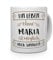 printplanet® Tasse mit Namen Maria - Motiv Sinnlos - Namenstasse, Kaffeebecher, Mug, Becher, Kaffeetasse - Farbe Weiß