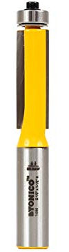 Yonico 14944 1-1/2-Inch Height X 1/2-Inch Diameter Flush Trim Router Bit 1/2-Inch Shank