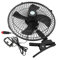 MASO Ventilateur électrique à 2 vitesses pour voiture, camion, maison - 25,4 cm - 24 V - Flux d’air Avec clip