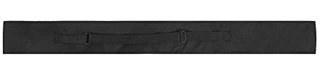 Demeras Pool Queue Tasche für 2 Stück Soft Snooker Pool Queue Rod Case 1/2 Typ 3/4 Typ Schwarz(1/2 Type)